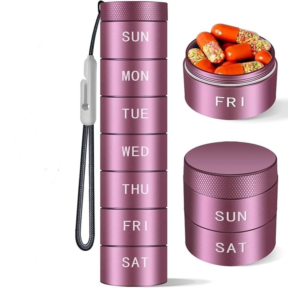 Moisture Proof Travel Pill Organizer Waterproof Daily Pill Box Portable Pill Case  Travel