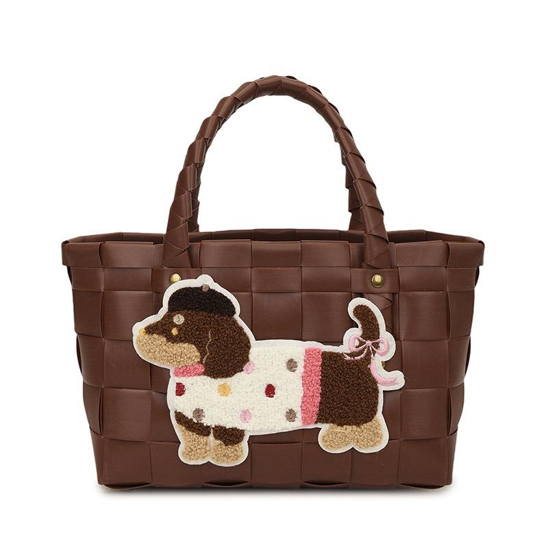 Souvenir Hand-woven Vegetable Basket Bag Women's Summer Seaside Vacation Wind Wind Portable Basket