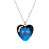 Anime K-pop Demon Heart Shape Pendant Necklace Cartoon Character Idol Jewelry Gifts