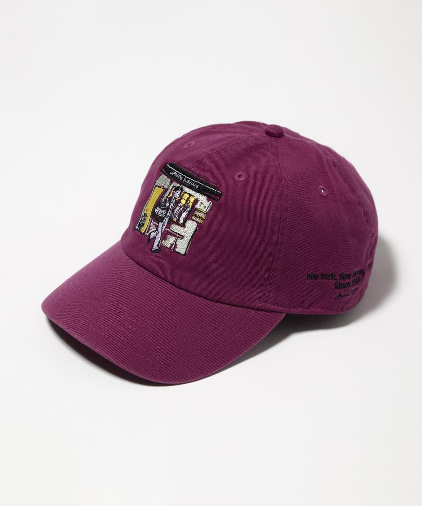 Jeipeuleseu Aaron Graphic Print Ball Cap - Purple / Htoalm0091080