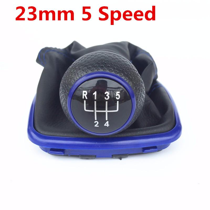 

Gear Shift Knob Shifter Lever Stick Gaiter Boot Cover Cars Accessories For Volkswagen 1999-2004 Golf 4 IV MK4 GTI R32 Bora Jetta Blue 23mm 5 Speed