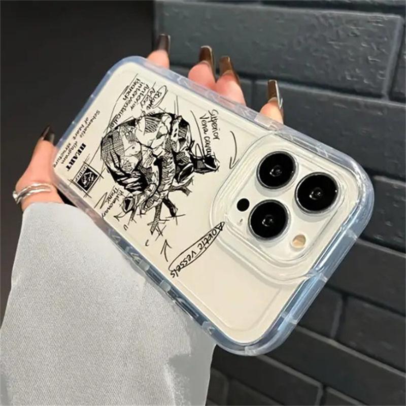 Formula Heart Clear Phone Case for  Redmi Note 12 13 Pro Plus 5G 12S 11S 11 10S 10 Pro 12C 13C 4G Airbag Anti-Drop Cover