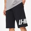 Li-Ning Sports Life Series Letter Print Elastic Waist Straight Loose Shorts Men Bottoms AKST747-1