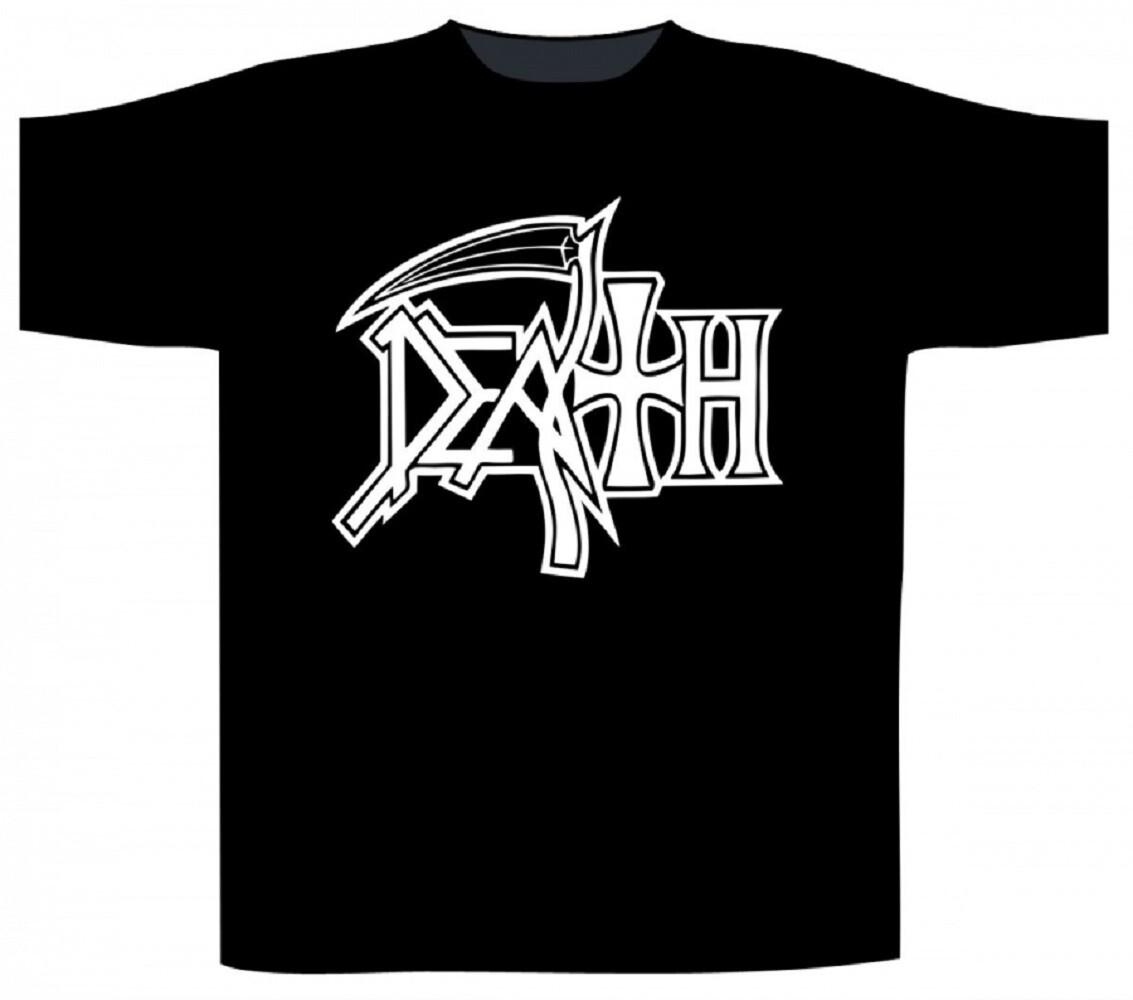 DEATH White Logo T-Shirt XL