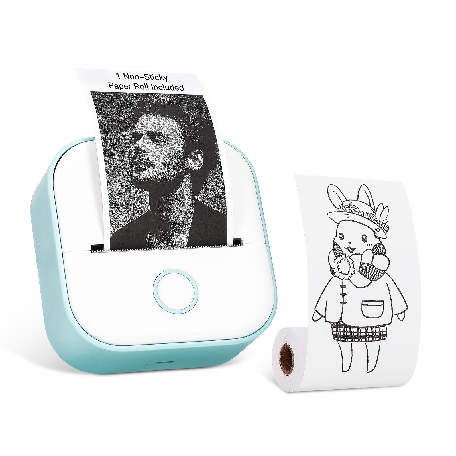 

Phomemo T02 Bluetooth Mini Label Printer - Portable Home Thermal Printer.