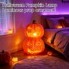 Décoration Citrouille Lumineuse d'Halloween pour Accessoire de Fête Intérieur Extérieur