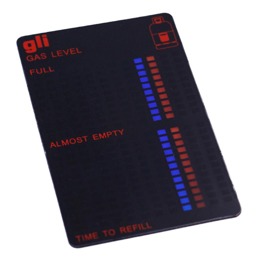 Plastic Liquid Crystal Black Practical Propane Gas for Tank Liquid Level Indicator Magnetic Bottle Gas Measuring Device