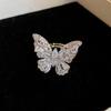 1 Pc Women Butterfly Ear Cuff Rhinestone Butterfly Clip-On Earring No Piercing Ear Wrap Jewelry Gift for Her Birthdays Parties Weddings