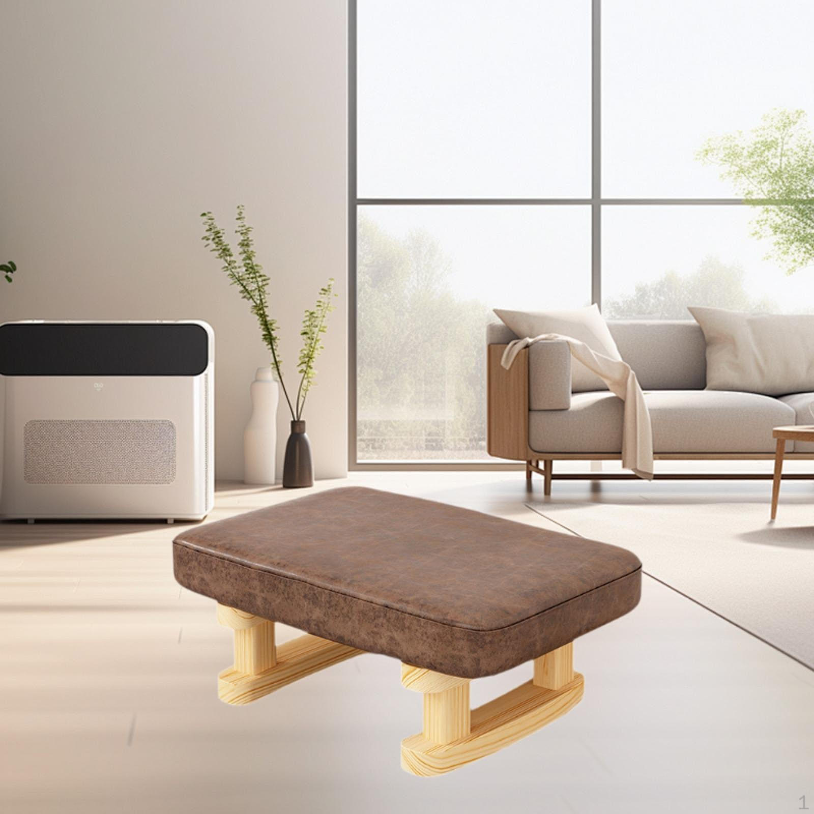 

Уютная подставка для ног из дерева для отдыха в домашнем офисе