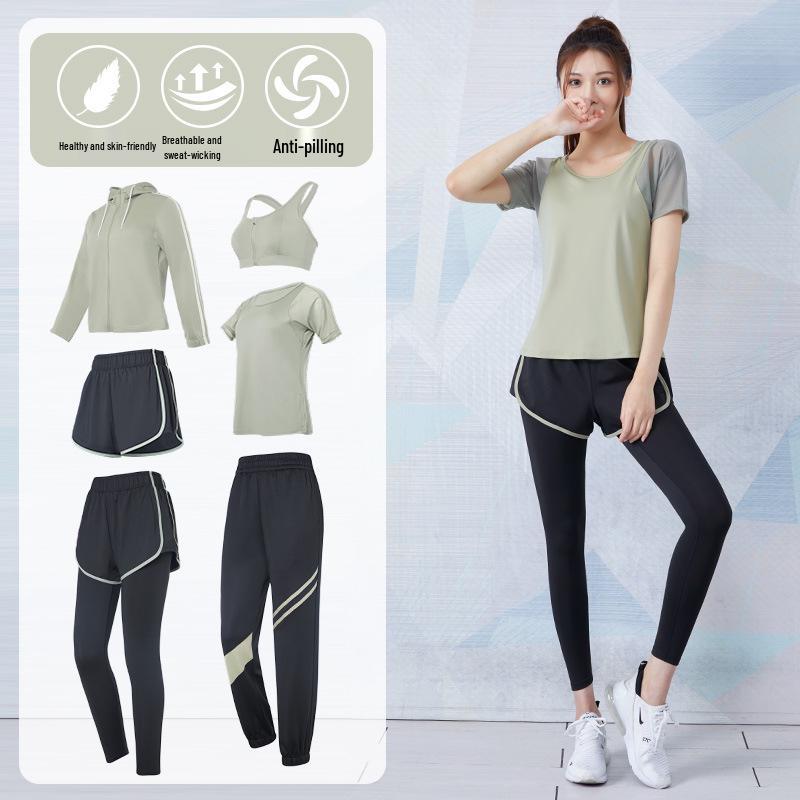 Plus Size Loose-Fit Yoga Set - Breathable, Quick-Dry Sportswear for Running and Fitness