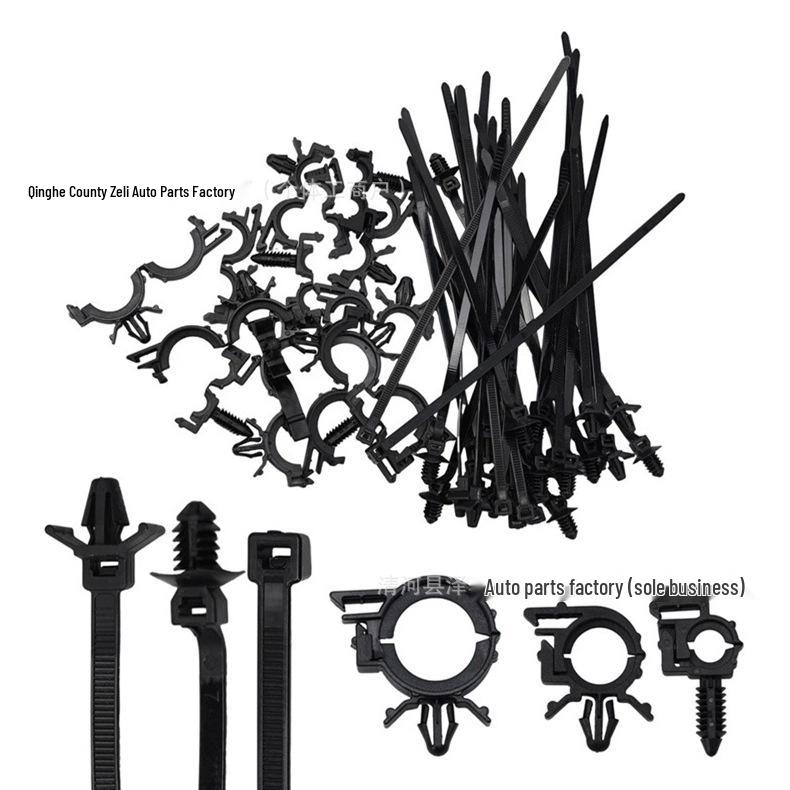 Cable Zipper Ties & Wiring Clips for Automotive Weaving Machines