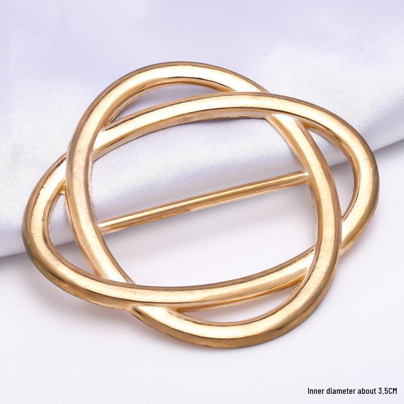 

Металлическое кольцо с надписью «Японское слово» для шарфа и пряжки для рубашки