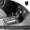 Gear Shifter Control Knob Cover for Challenger Charger 2015+ Carbon fiber&Orange