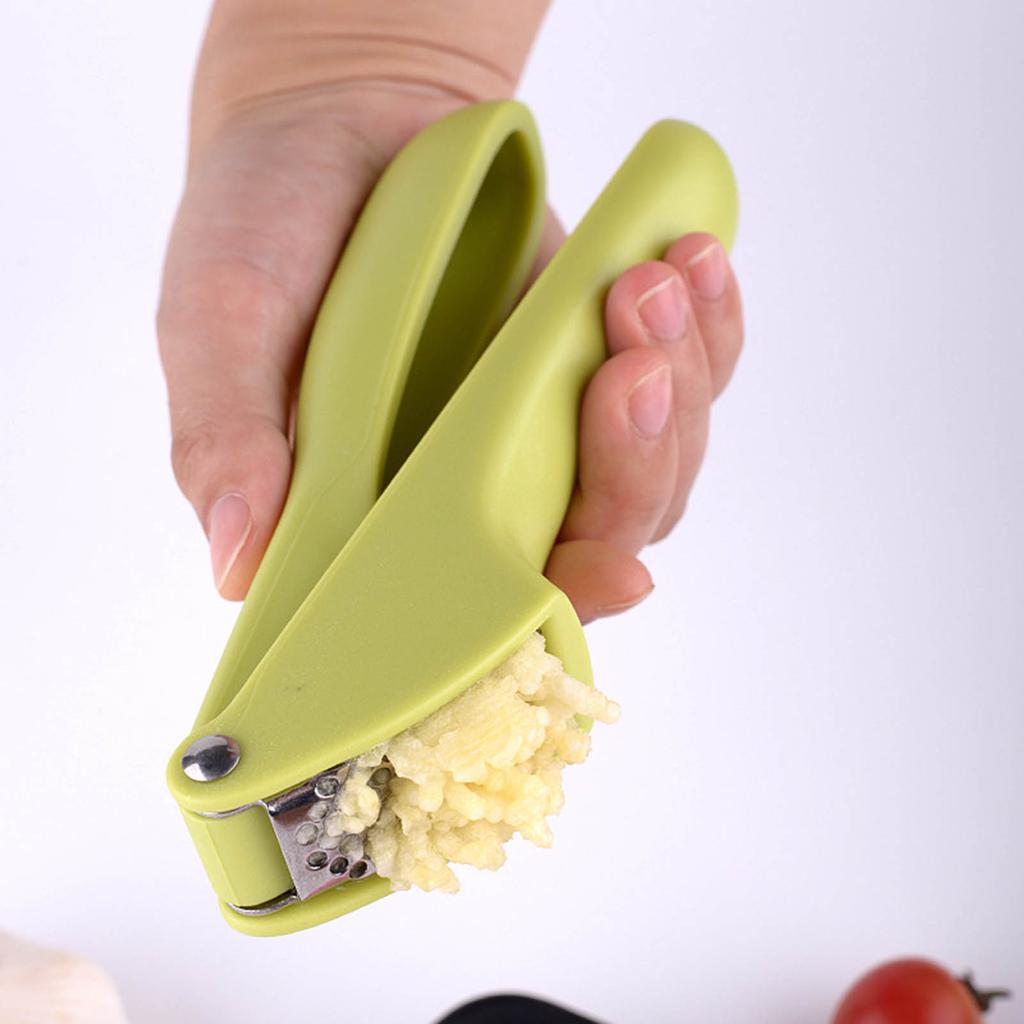 Stainless Steel Garlic Press Manual Mincer For Kitchen Use Durable And Easy To Clean