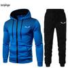 Fashion Brand Men's Suit Sports Suit Autumn New Item Men's Hooded Sweatshirt+sports Pants Two-piece Set Hooded Casual Suit Men's Wear