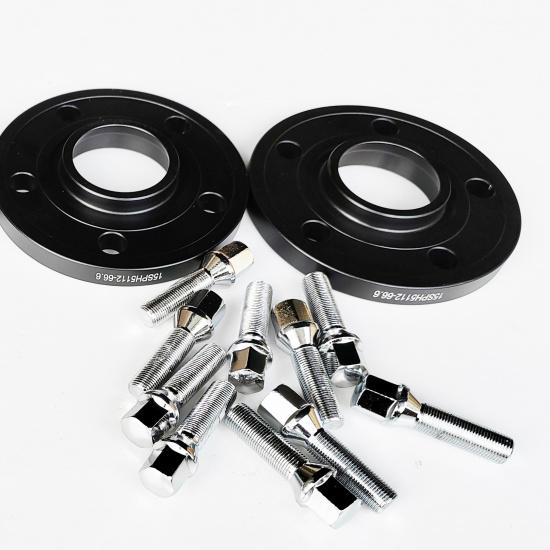 2PCS 10/12/15/20MM 5x112 66.6 Hub Centric Wheel Spacer With Extended 14X1.5 Wheel Bolts For Mercedes Benz Tire Chucks 1