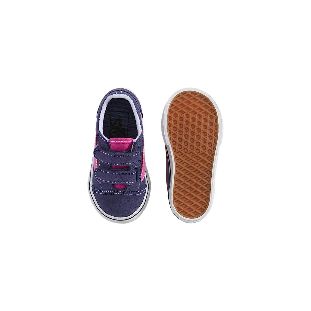 Vans Old Skool V Fashionable Versatile Trendy Comfortable Toddler Shoes Baby Shoes Purple VN000CTGDTW