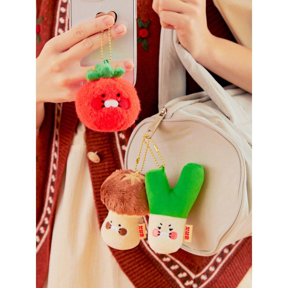 KAKAO FRIENDS Masamchun Vegetable Keychain Doll Set_Chunshik