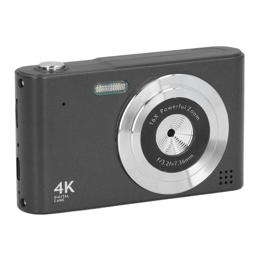 HD Digital Camera Vintage 4K 2.4in 48MP 16X Zoom Non Shake for Photography Video Recording Travel
