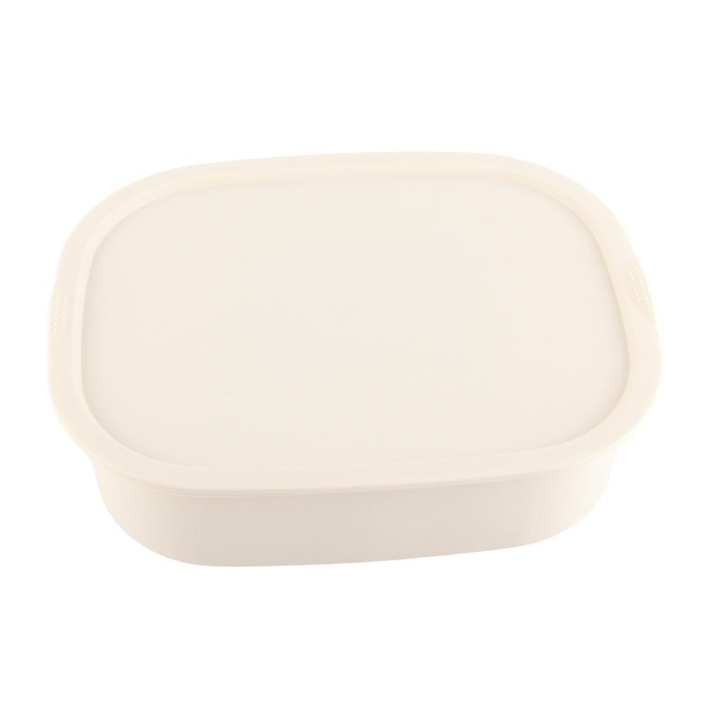 Underwear Organizer Large Capacity High Edges Sturdy Durable PP Underwear Storage Box for Family