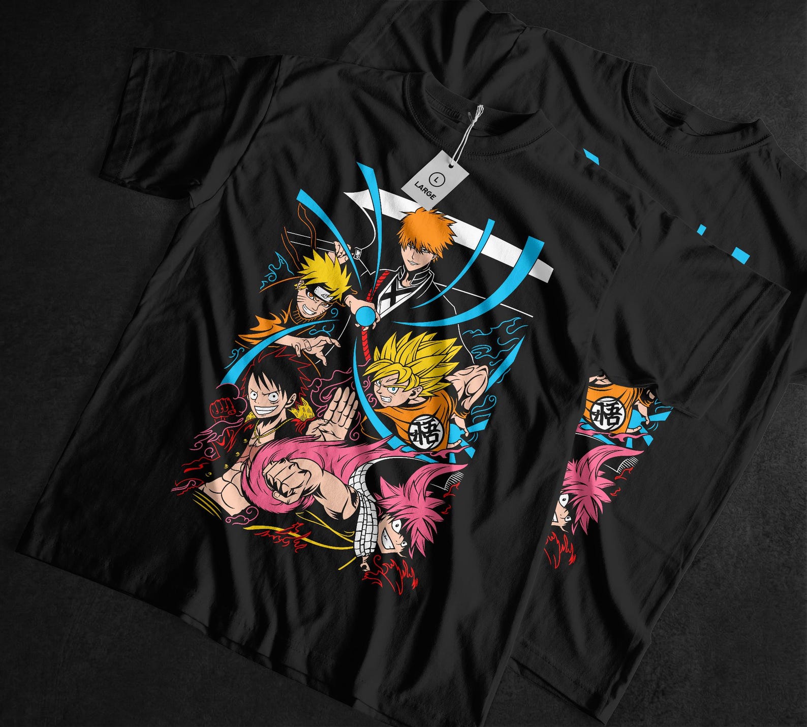 Retro Ninja Anime Top, Unisex Japanese Manga T Shirt, Shonen Fighter Tee, 90s Series Gift, Gift for Son, Otaku Clothing, Cool Vibe 100