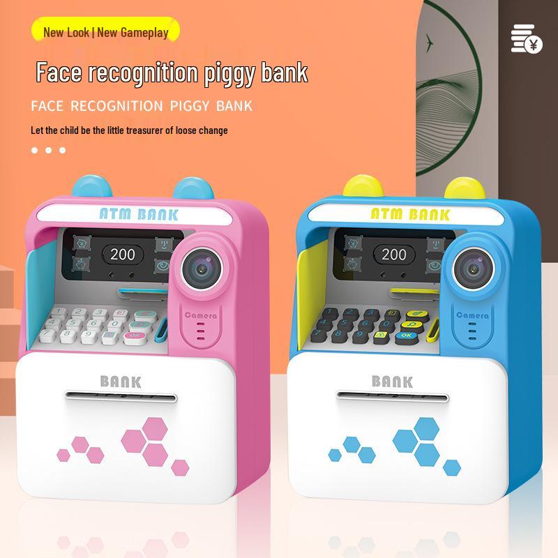 Kids' ATM Piggy Bank with Face Recognition and Automatic Coin Deposit