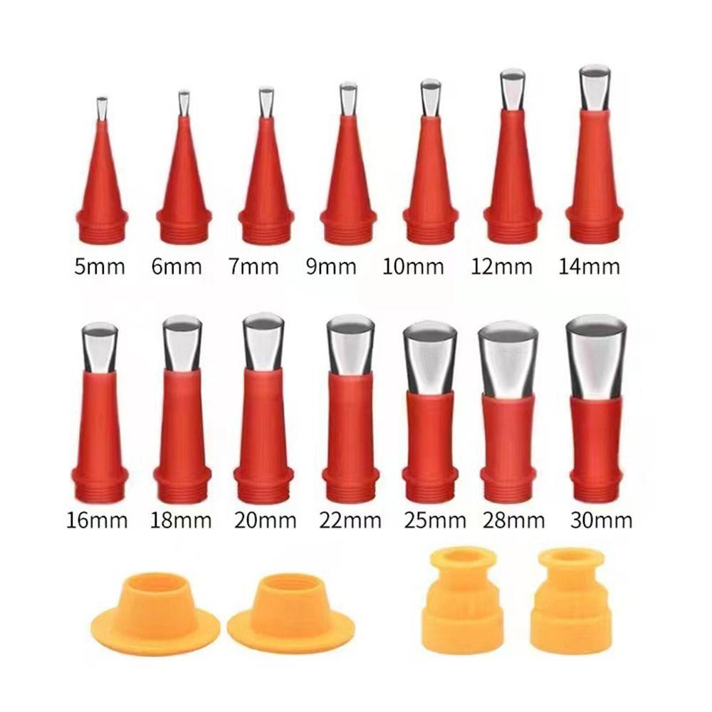 Unelte pentru îmbinare chiuvetă din oțel Vârf pistol de pulverizare Instrument pentru duză din cauciuc Dispozitiv de finisare pentru calafat Aplicator pentru duză