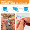 1.6cm 01~50 Chicken Foot Ring Turkeys Quail Foot Ring Easy Install & Remove Manually Poultry Carry Foot Ring 50/100 Pcs