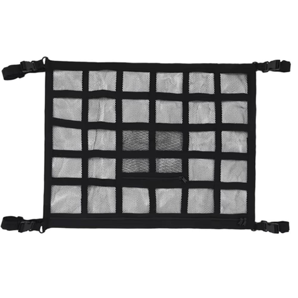 Car Ceiling Cargo Net Strong Load-Bearing Mesh Car Roof Storage Organizer Large Capacity Space Saving Car Ceiling Net Storage