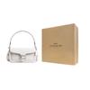 Coach Tabby 26 Removable Shoulder Strap Snap Closure Leather Shoulder Bag Medium Women Shoulder Bag Ivory CI032-LHXUN