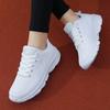 202 season new fly-woven sneakers women's black soft-soled casual running shoes women's breathable mesh travel shoes