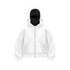 Design Unico per la Stagione Primavera e Autunno, Felpa con Cappuccio e Zip a Doppio Strato, Stile Streetwear Largo per Uomo e Donna, Stile Coppia