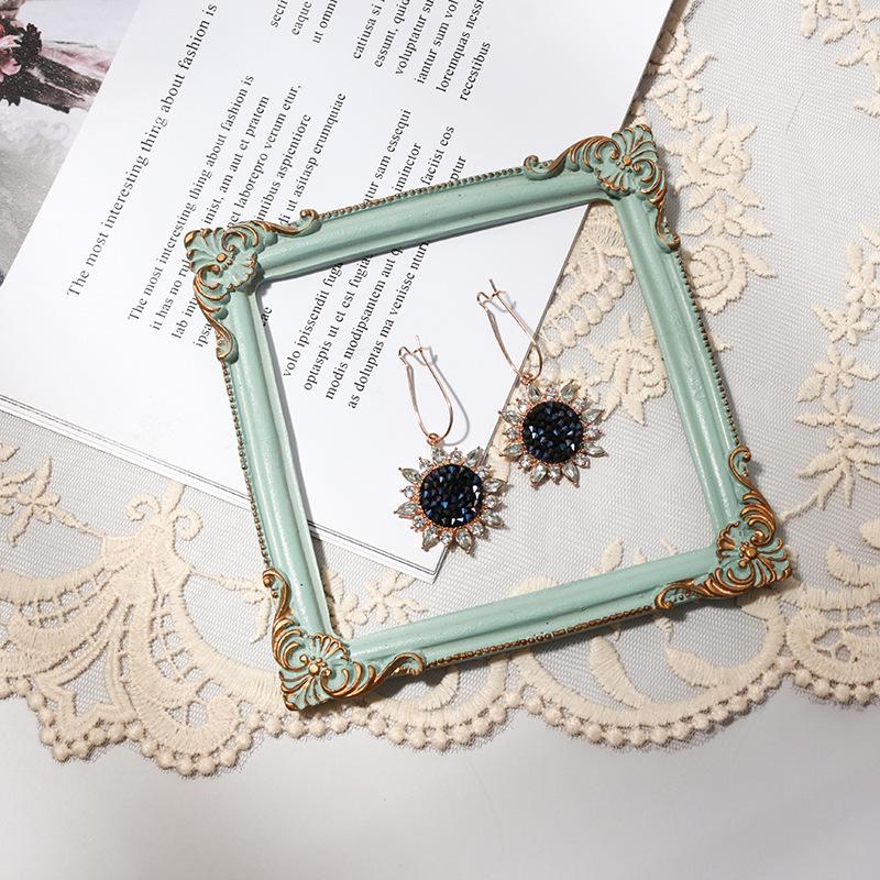 Mini European-Style Resin Photo Frame for Nail Art Display & Photography