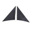 For Jaguar F-Type 2013-2024 Soft Carbon Fiber Car A-pillar Triangular Decorative Panel Trim Sticker Car Accessories