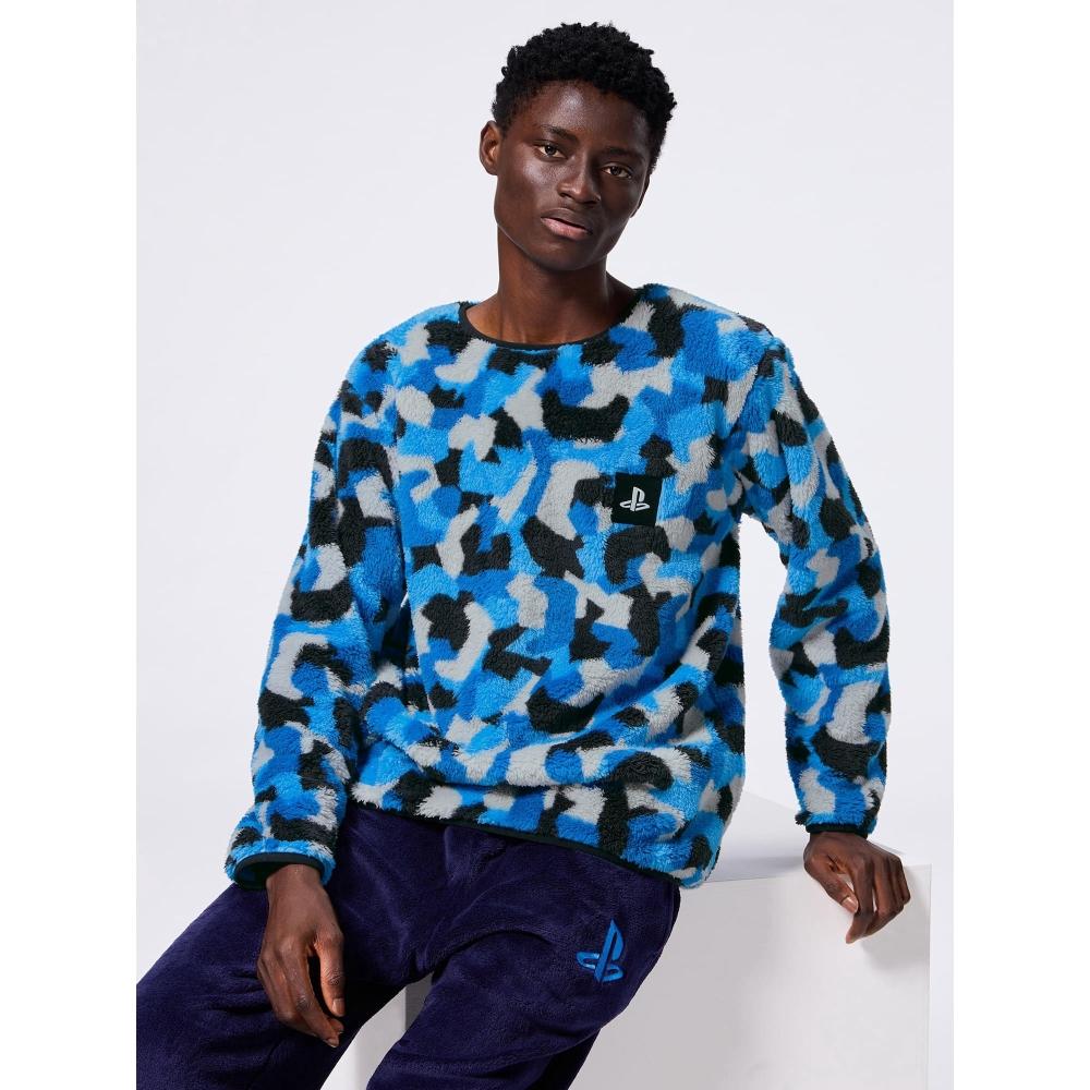 

Gu By Uniqlo Marshmallow Feel Lounge Set Длинный рукав Playstation 1 65 BLUE/XS