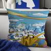 Adventure Time Con Finn Jake Copricuscini Cartone Animato Divano Decorativo Casa Stampa Double-sided Corto Peluche Carino Copricuscino