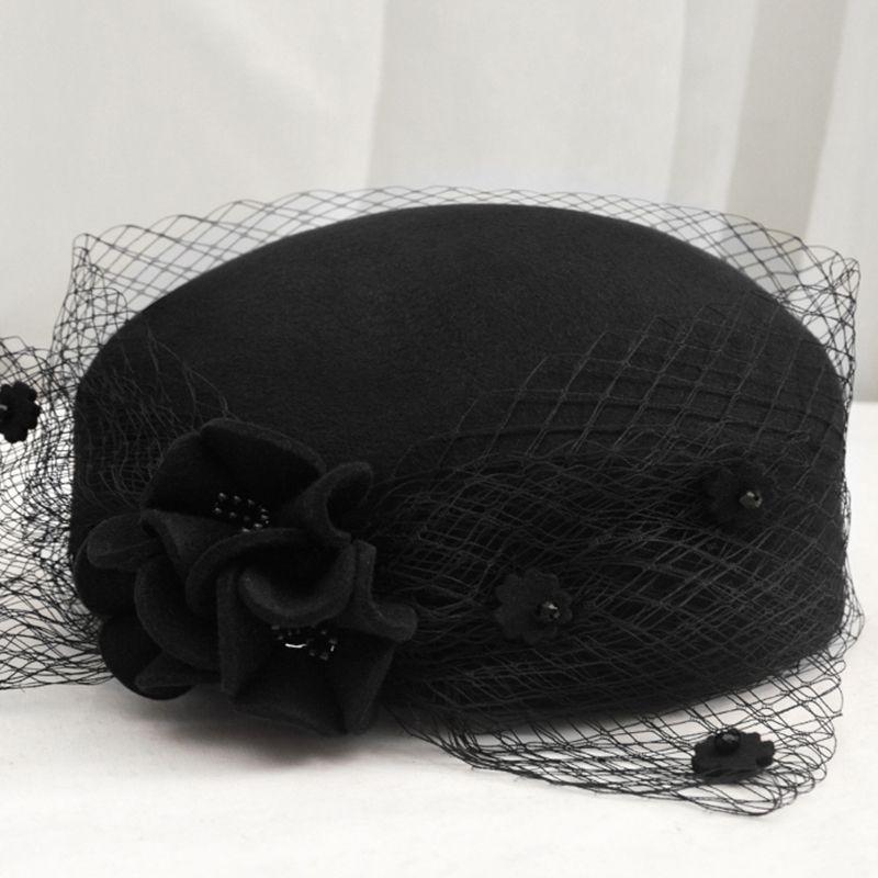 Hat Women's Spring and Autumn New Beret Autumn and Winter Wool Hat Winter Woolen Hat Face Thin Versatile Foreign Style Top Hat