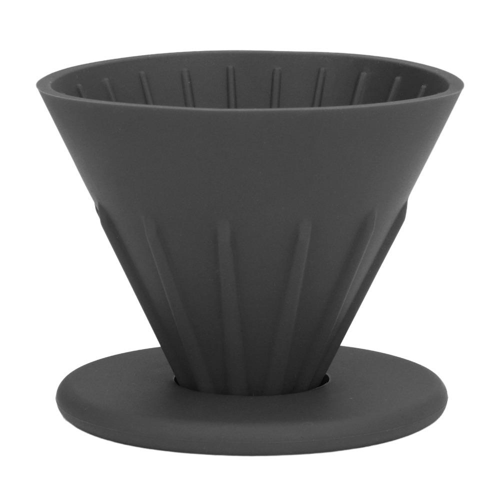 Foldable Design Silicone Coffee Dripper Collapsible Cone Reusable Silicone Filter Reusable Coffee Dripper Colorful