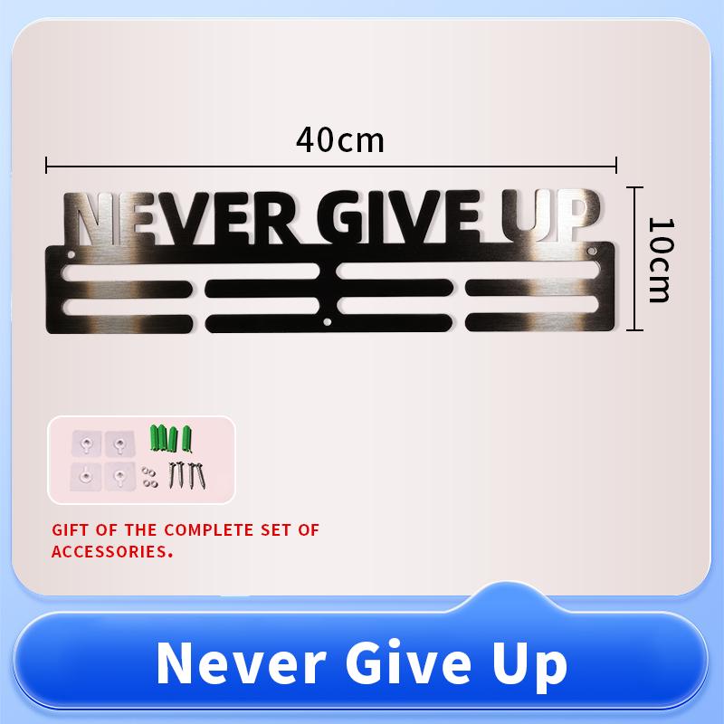 Factory Direct Custom Large Wall Hanger Metal Medal Display Rack for Bulk Medals & Awards Storage
