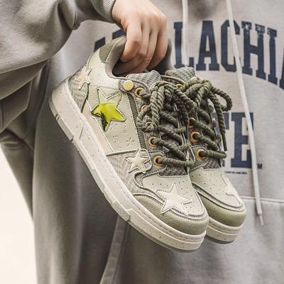 Canvas schoenen dames herfst nieuw nationale trend veelzijdig retro designgevoel trend studentenmode casual broodschoenen