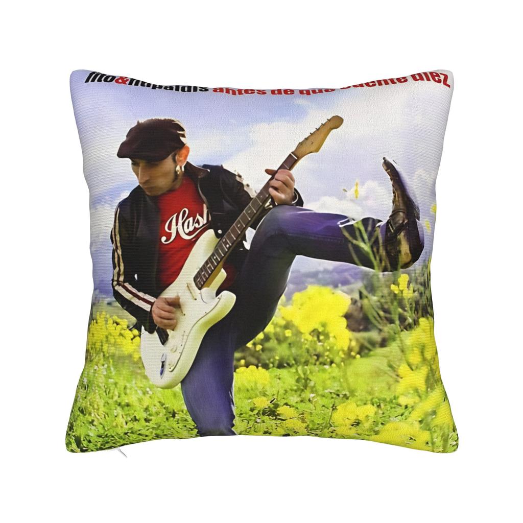 Fito Fitipaldis Band Rock Spanish Pillow Cover Comfy Cushion Cover Cute Funny Pillow Case For Sofa Bedroom Home Decor