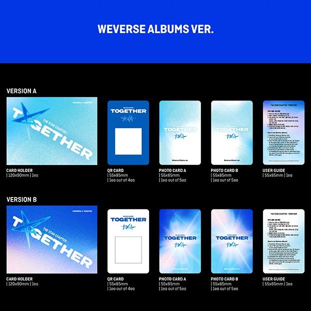 Pre-order TXT The Star Chapter: TOGETHER Album Weverse Albums Ver. & SHOP POB