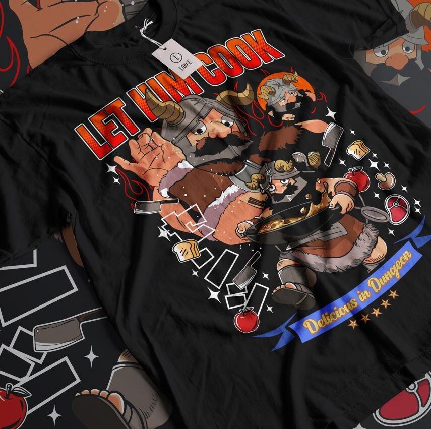 

Senshi T-shirt Senshi For Food Delicious In The Dungeon Gift shirt All Size 3XL