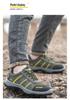 Men's Steel Toe Low-Top Safety Shoes: Anti-Smash, Anti-Puncture, Breathable, Wear-Resistant for Construction Sites.