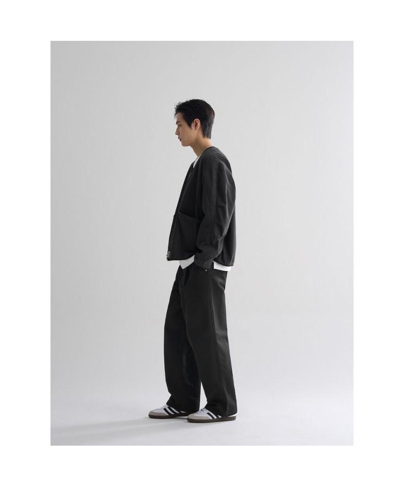 8seconds Cotton Wide Fit Half-Banding Pants Black