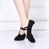 Adult Kid Child Ballet Canvas Dance Shoes Soft Pointe Gymnastics Dance Slippers With Drawstring