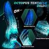 Alien Octopus Tentacle Anal Plug - Soft Silicone Flesh Expander for Men & Women