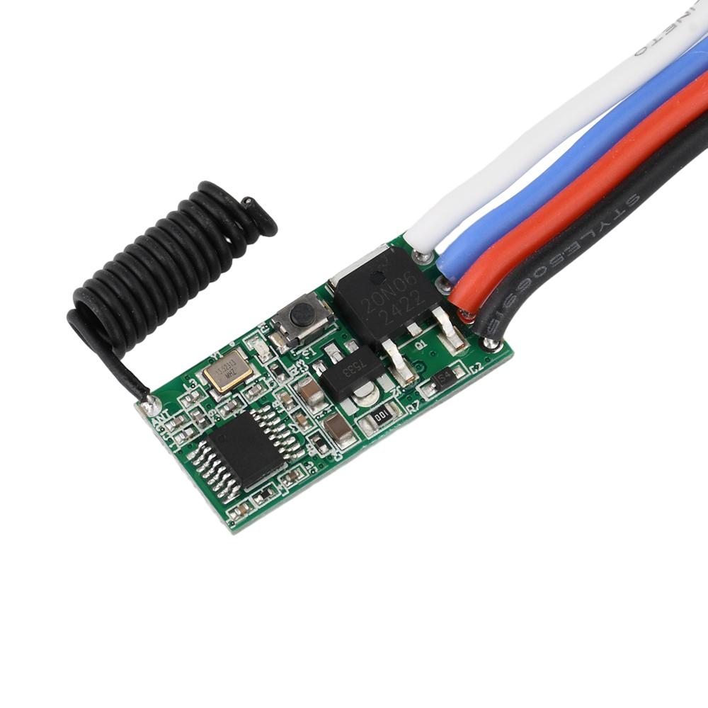 DC 3V-24V Programlanabilir Evrensel RF Modülü 433MHZ Mini Kablosuz Verici ve Alıcı Modülü 4 Çalışma Modu ile