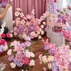Romantic Wedding Aisle & Table Flower Arrangement: Floral Art Bouquet and Ornaments