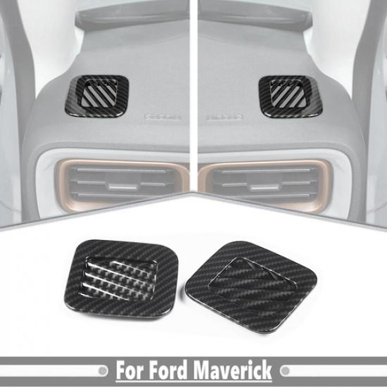 For Ford Maverick 22-25 Carbon Fiber trument Side Air Outlet Vent Frame Trim